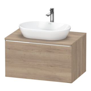 Duravit Waschtischunterschrank D-Neo 80x55cm, ch/Ei ma, 1 A, 1 Pl, wandhängend