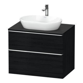 Duravit Waschtischunterschrank D-Neo 80x55cm, ch/Ei s, 2 SBK, 1 A, 1 Pl