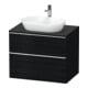 Duravit Waschtischunterschrank D-Neo 80x55cm, ch/Ei s, 2 SBK, 1 A, 1 Pl-1