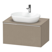 Duravit Waschtischunterschrank D-Neo 80x55cm, ch/Lein, 1 A, 1 Pl, wandhängend
