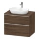 Duravit Waschtischunterschrank D-Neo 80x55cm, ch/nb d, 2 SBK, 1 A, 1 Pl-1
