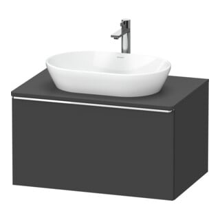 Duravit Waschtischunterschrank D-Neo 80x55cm, chr/Gra m, 1 A, 1 Pl, wandhängend