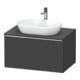 Duravit Waschtischunterschrank D-Neo 80x55cm, chr/Gra m, 1 A, 1 Pl, wandhängend-1