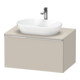 Duravit Waschtischunterschrank D-Neo 80x55cm, chr/Taup m, 1 A, 1 Pl, wandhängend-1
