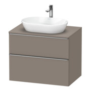 Duravit Waschtischunterschrank D-Neo 80x55cm, ES geb/Bas m, 2 SBK, 1 A, 1 Pl