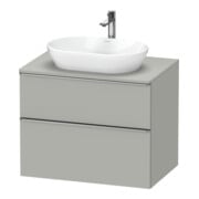 Duravit Waschtischunterschrank D-Neo 80x55cm, ES geb/gr m, 2 SBK, 1 A, 1 Pl