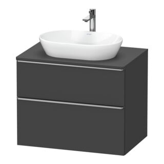 Duravit Waschtischunterschrank D-Neo 80x55cm, ES geb/Gra m, 2 SBK, 1 A, 1 Pl