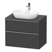 Duravit Waschtischunterschrank D-Neo 80x55cm, ES geb/Gra m, 2 SBK, 1 A, 1 Pl
