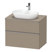 Duravit Waschtischunterschrank D-Neo 80x55cm, ES geb/Lei, 2 SBK, 1 A, 1 Pl
