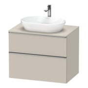 Duravit Waschtischunterschrank D-Neo 80x55cm, ES geb/Ta m, 2 SBK, 1 A, 1 Pl