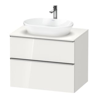 Duravit Waschtischunterschrank D-Neo 80x55cm, ES geb/w g, 2 SBK, 1 A, 1 Pl