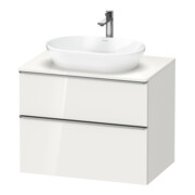Duravit Waschtischunterschrank D-Neo 80x55cm, ES geb/w g, 2 SBK, 1 A, 1 Pl