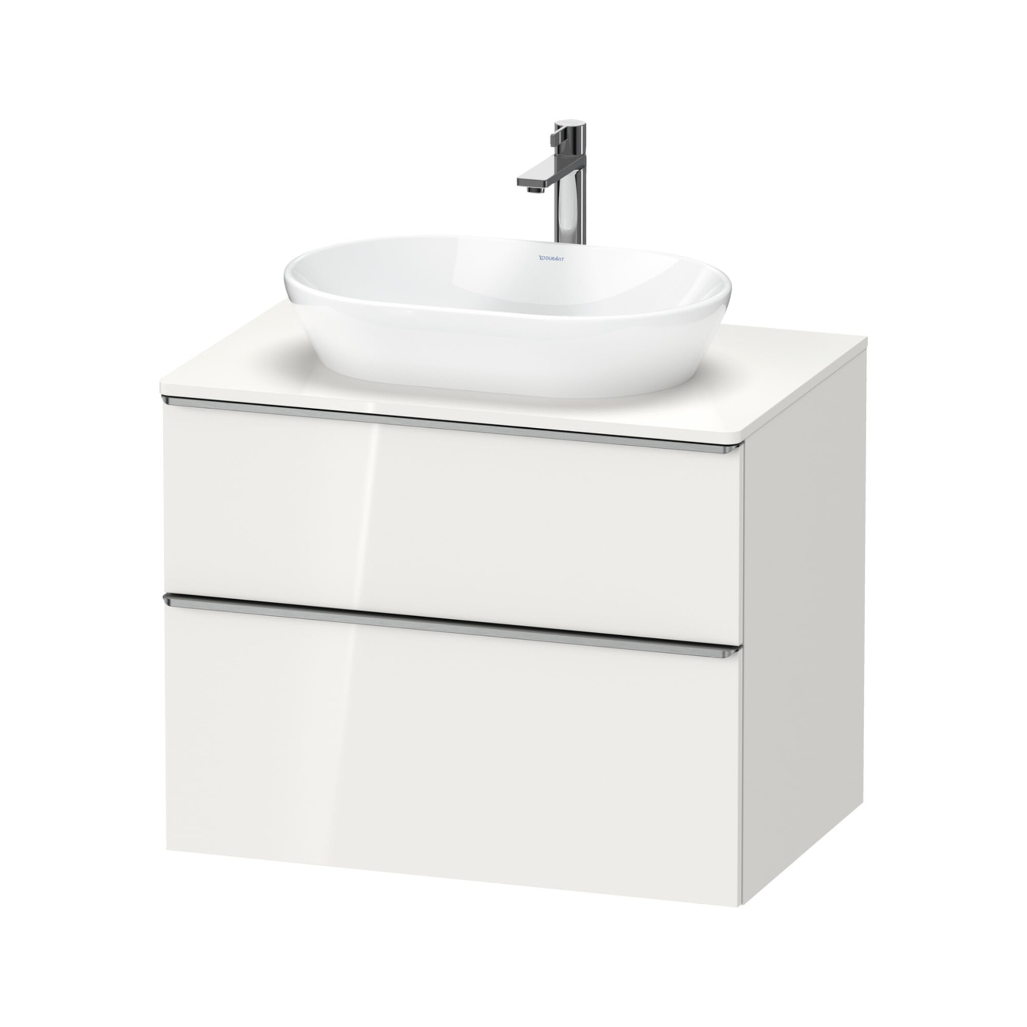 Duravit Waschtischunterschrank D-Neo 80x55cm, ES geb/w g, 2 SBK, 1 A, 1 Pl