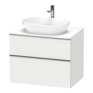 Duravit Waschtischunterschrank D-Neo 80x55cm, ES geb/w m, 2 SBK, 1 A, 1 Pl