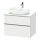 Duravit Waschtischunterschrank D-Neo 80x55cm, ES geb/w m, 2 SBK, 1 A, 1 Pl-1