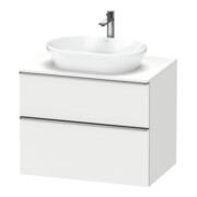 Duravit Waschtischunterschrank D-Neo 80x55cm, ES geb/w m, 2 SBK, 1 A, 1 Pl