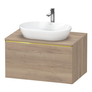 Duravit Waschtischunterschrank D-Neo 80x55cm, g pol/Ei ma, 1 A, 1 Pl, wandhängend