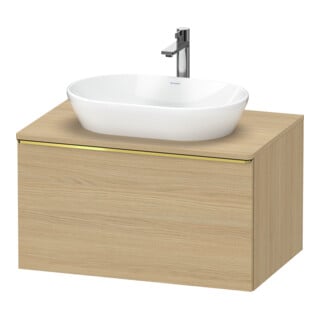 Duravit Waschtischunterschrank D-Neo 80x55cm, g pol/Ei N, 1 A, 1 Pl, wandhängend