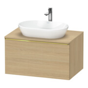 Duravit Waschtischunterschrank D-Neo 80x55cm, g pol/Ei N, 1 A, 1 Pl, wandhängend