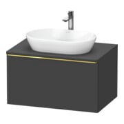 Duravit Waschtischunterschrank D-Neo 80x55cm, g pol/gra m, 1 A, 1 Pl, wandhängend