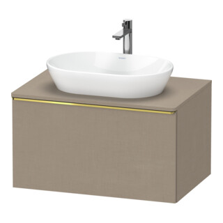 Duravit Waschtischunterschrank D-Neo 80x55cm, g pol/Lei, 1 A, 1 Pl, wandhängend