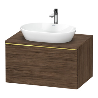 Duravit Waschtischunterschrank D-Neo 80x55cm, g pol/Nu d, 1 A, 1 Pl, wandhängend