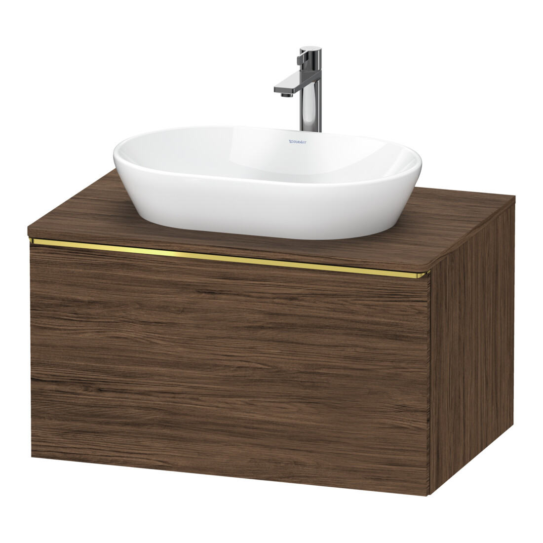 Duravit Waschtischunterschrank D-Neo 80x55cm, g pol/Nu d, 1 A, 1 Pl, wandhängend