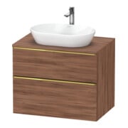 Duravit Waschtischunterschrank D-Neo 80x55cm, g pol/Nu N, 2 SBK, 1 A, 1 Pl-1