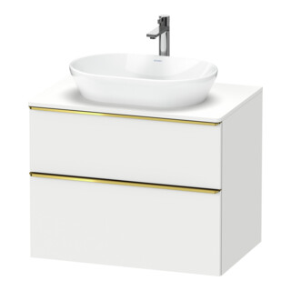 Duravit Waschtischunterschrank D-Neo 80x55cm, g pol/w m, 2 SBK, 1 A, 1 Pl