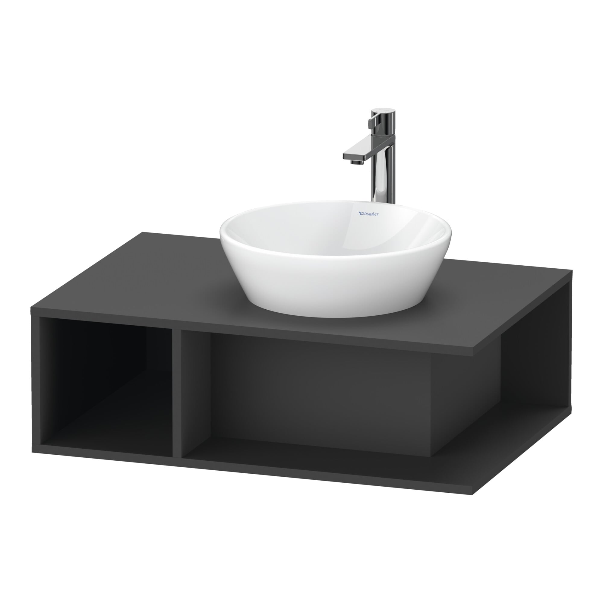 Duravit Waschtischunterschrank D-Neo 80x55cm, gra m, 1 F, 1 Pl, wandhängend