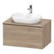 Duravit Waschtischunterschrank D-Neo 80x55cm, sw/Ei ma, 1 A, 1 Pl, wandhängend-1