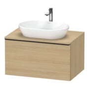 Duravit Waschtischunterschrank D-Neo 80x55cm, sw/Ei N, 1 A, 1 Pl, wandhängend