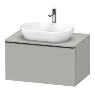 Duravit Waschtischunterschrank D-Neo 80x55cm, sw/gr m, 1 A, 1 Pl, wandhängend