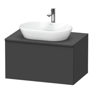 Duravit Waschtischunterschrank D-Neo 80x55cm, sw/Grap m, 1 A, 1 Pl, wandhängend