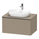 Duravit Waschtischunterschrank D-Neo 80x55cm, sw/Leinen, 1 A, 1 Pl, wandhängend-1