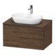 Duravit Waschtischunterschrank D-Neo 80x55cm, sw/Nuss d, 1 A, 1 Pl, wandhängend-1