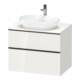 Duravit Waschtischunterschrank D-Neo 80x55cm, sw/w g, 2 SBK, 1 A, 1 Pl-1