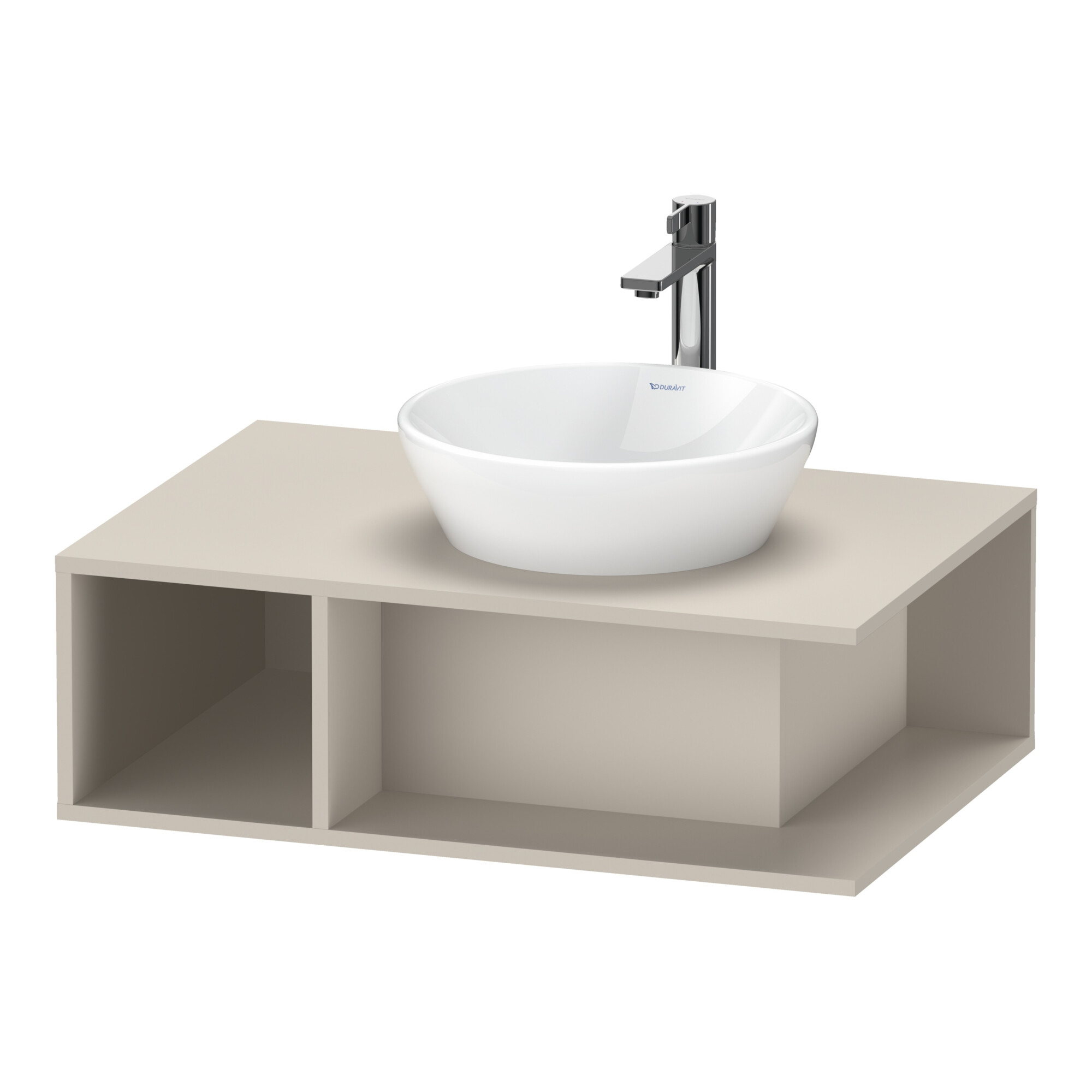 Duravit Waschtischunterschrank D-Neo 80x55cm, T m, 1 Fa, 1 Konsolenpl., wandhängend