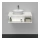 Duravit Waschtischunterschrank D-Neo 80x55cm, w g, 1 Fa, 1 Konsolenpl., wandhängend