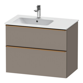 Duravit Waschtischunterschrank D-Neo 81x46,2cm, 1 Kast, B L, b geb/Basalt ma