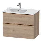 Duravit Waschtischunterschrank D-Neo 81x46,2cm, 1 Kast, B L, b geb/Ei marm.