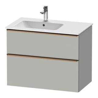 Duravit Waschtischunterschrank D-Neo 81x46,2cm, 1 Kast, B L, bron geb/grau ma