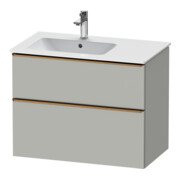 Duravit Waschtischunterschrank D-Neo 81x46,2cm, 1 Kast, B L, bron geb/grau ma