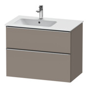 Duravit Waschtischunterschrank D-Neo 81x46,2cm, 1 Kast, B L, ES geb/Basalt ma