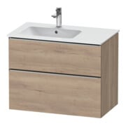 Duravit Waschtischunterschrank D-Neo 81x46,2cm, 1 Kast, B L, ES geb/Ei marm.
