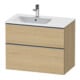 Duravit Waschtischunterschrank D-Neo 81x46,2cm, 1 Kast, B L, ES geb/Eiche Nat-1
