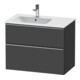 Duravit Waschtischunterschrank D-Neo 81x46,2cm, 1 Kast, B L, ES geb/Gra ma-1
