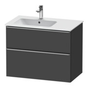Duravit Waschtischunterschrank D-Neo 81x46,2cm, 1 Kast, B L, ES geb/Gra ma