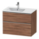 Duravit Waschtischunterschrank D-Neo 81x46,2cm, 1 Kast, B L, ES geb/Nussb Nat-1