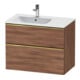 Duravit Waschtischunterschrank D-Neo 81x46,2cm, 1 Kast, B L, g pol/Nussb Nat-1
